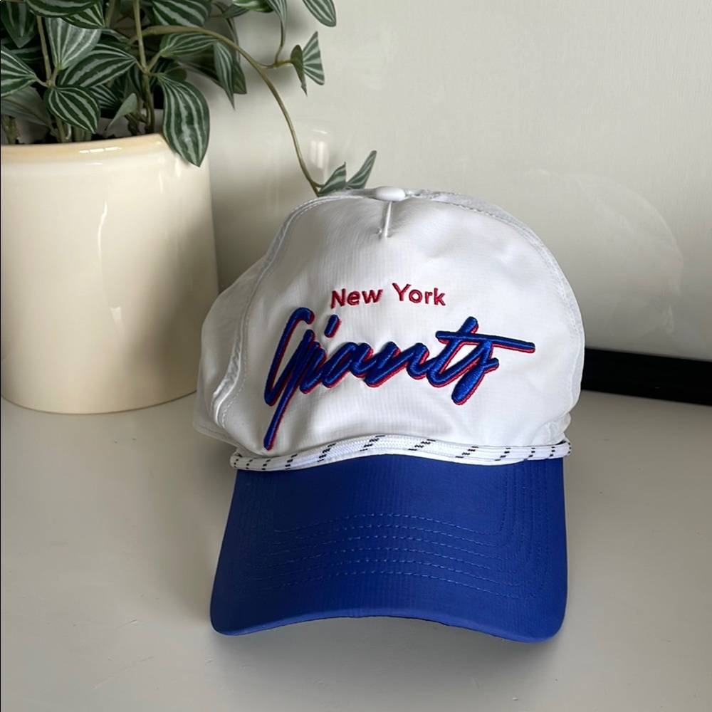 47 Brand NY Giants White and Blue Cap